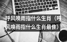 什么生肖被称为"呼风唤雨",其象征意义是什么?