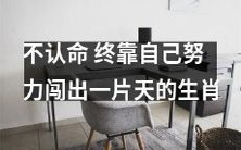 在坚持不认命的前提下,通过不懈的自我努力,拼搏奋斗,最终走出一片天的生肖星座