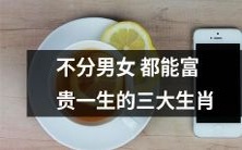不分男女都能享受富贵一生的三大生肖,让你随心所欲地拥抱幸福人生