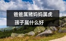 如果爸爸是属猪,妈妈是属虎,那么他们的孩子应该是哪个属相?