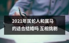 2021年属蛇和属马的人适合结婚吗?他们彼此的挑剔会是个问题吗?