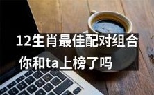 看看你是否入选了12生肖最佳配对组合,是否已经获取了属于自己与ta的完美组合?