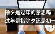 除夕和初一,哪个才是真正的过年?它们在庆祝中国春节中的地位和意义各是什么?