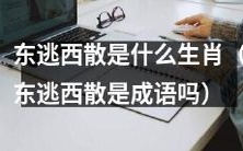 哪些生肖属于“东逃西散”这个成语?而“东逃西散”究竟是什么意思?