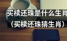 猜测买椟还珠生肖是哪个动物符号,增强你的文化知识和新颖考虑
