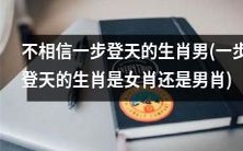 对于那些认为某些生肖男可以一步登天的人,应该保持怀疑态度,因为没有确凿证据证明这种现象的普遍存在性。(生肖是男还是女?)