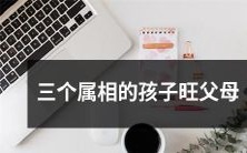 三只属相相同的孩子,让家长蒙福,倍增幸福