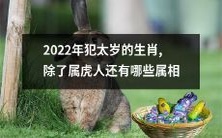 除属虎外,还有哪些生肖在2022年会遇到太岁犯星的不利影响?