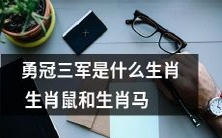 十二生肖中,究竟哪些生肖可以称得上“勇冠三军”——以生肖鼠和生肖马为例?