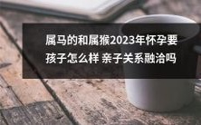 2023年属马和属猴的准父母如何建立融洽亲子关系,保证孩子健康成长?