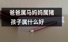 父马母猪孩子归属:根据家庭生肖配置,儿童可能属于哪个干支生肖,有哪些好的属性?