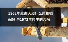 1962年属虎人应该与哪些属相的人结婚才最佳?而与1973年属牛的人结婚是否合适?