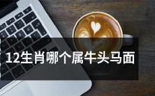 在12个生肖中,哪一个是指代神话传说中的牛头马面的?