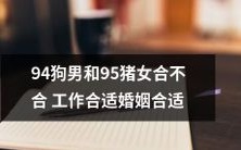 94年的男性与95年的女性是否适合在工作上合作并结为夫妻?