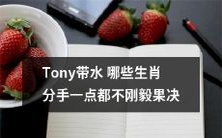 Tony带水,导致以下生肖缺乏果敢决断能力而轻易分手