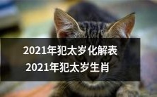2021年属相犯太岁详解:十二生肖的犯太岁化解表及应对策略