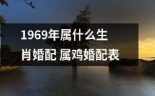 1969年属什么生肖?什么动物和属鸡最为匹配?详尽的1969年生肖婚配表
