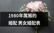 1980年属猴的男女婚配表:寻找最佳配对,助力婚姻长久幸福!