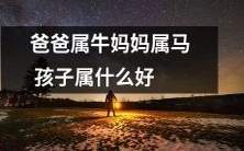 根据父母属牛马推测,孩子的属相应该是什么?