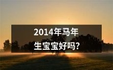 在2014马年,是否值得考虑生育宝宝?预计这一年的出生对宝宝和家庭将带来哪些影响?