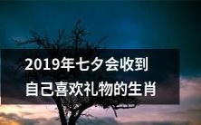 哪些人会在2019年七夕收到自己喜欢礼物?根据生肖来看