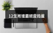 哪些12生肖的角色最喜欢捣蛋和惹麻烦呢?