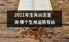 充满瑕疵的2021年生肖凶吉查询:哪个生肖运势会因凶险而引起注意?
