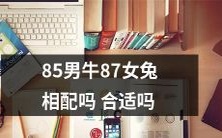 这对由85年出生的男牛和87年出生的女兔组成的姻缘是否匹配和协调呢?
