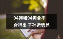 狗年生肖配对:探究94年出生的狗和94年出生的狗是否相配,以及他们的子孙运势是否会受到影响