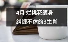 3个生肖在4月被缠身的烂桃花缠绵不舍,无法摆脱纷繁的情感纠葛