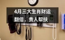 四月将会是三大生肖的财富大翻身,因贵人的帮扶而倍增收入的黄金时期!