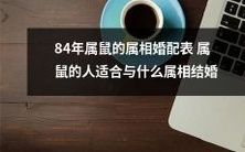 根据出生年份划分的属鼠婚配表:探究84年属鼠人最适合与哪些属相的人结婚?