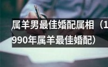 1990年出生的属羊男最佳婚配属相是哪些?