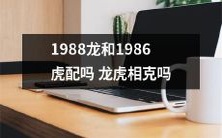 龙和虎在1988和1986年配对,在这种龙虎相互作用中,它们是否是兼容和平相处的?
