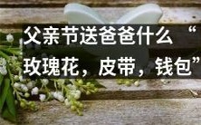 如何在父亲节这一特殊节日中最好地表达对父亲的关爱: 探索几种值得推荐的礼物选择,如红玫瑰花、经典皮带以及时尚钱包
