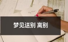 梦见在离别时送别,心情悲凉落寞,情感丰富刻骨铭心的梦境体验