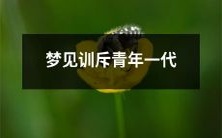 在梦中遭遇谴责,仿佛受到来自年轻一代的斥责与警醒