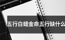 学术研究表明:五行白蜡金命在五行学理论中缺乏哪些元素?