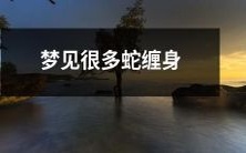 在梦中经历多条蛇缠绕的恐怖场景