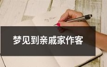 在梦中体验亲属间的和谐与温馨:梦见前往亲戚家享受幸福团聚之刻