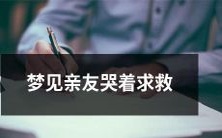 在梦中经历亲友哭泣请求救援的深刻体验
