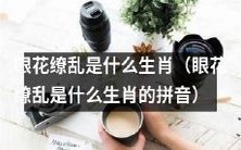 哪个生肖的名字拼音是“yǎn huā liáo luàn”?