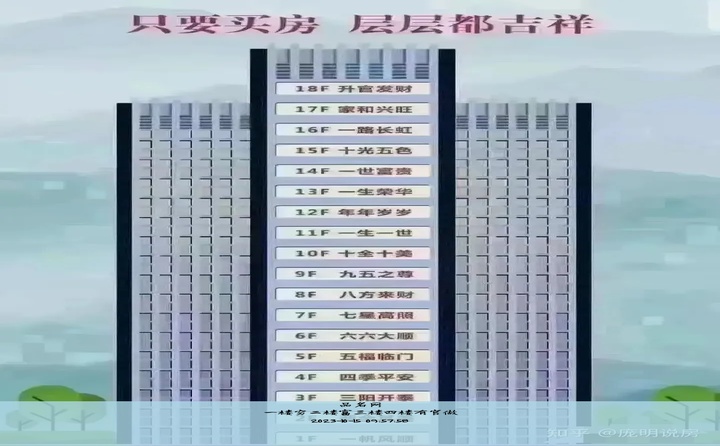 一楼穷二楼富三楼四楼有官做