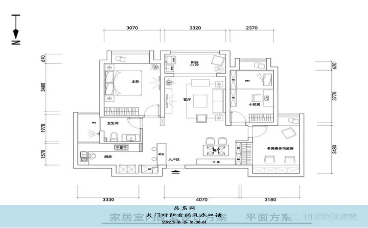 大门对阳台的风水口诀