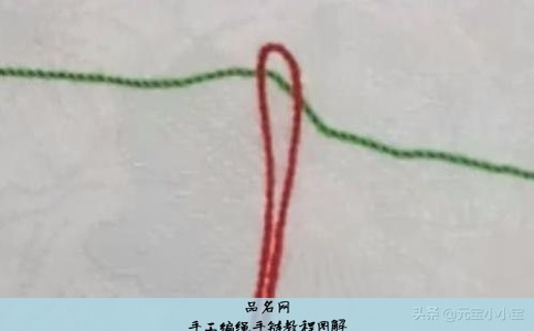 手工编绳手链教程图解