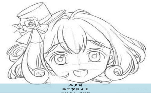 怎么画十二星座公主巨蟹座