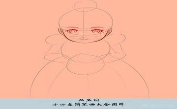 小公主简笔画大全图片