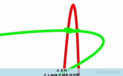 手工编绳手链教程图解