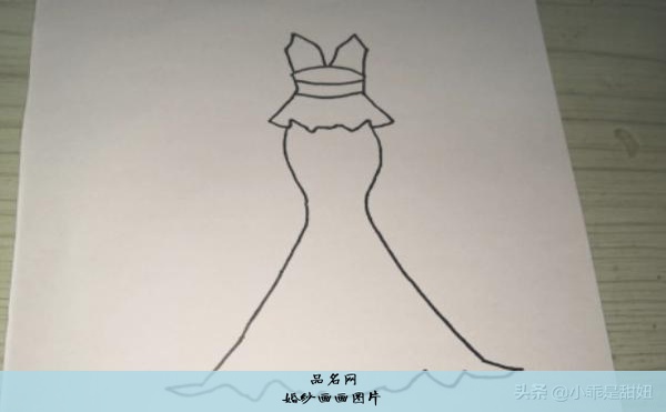 怎么画婚纱