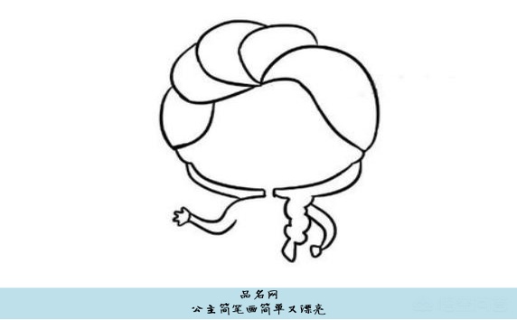 公主简笔画简单又漂亮